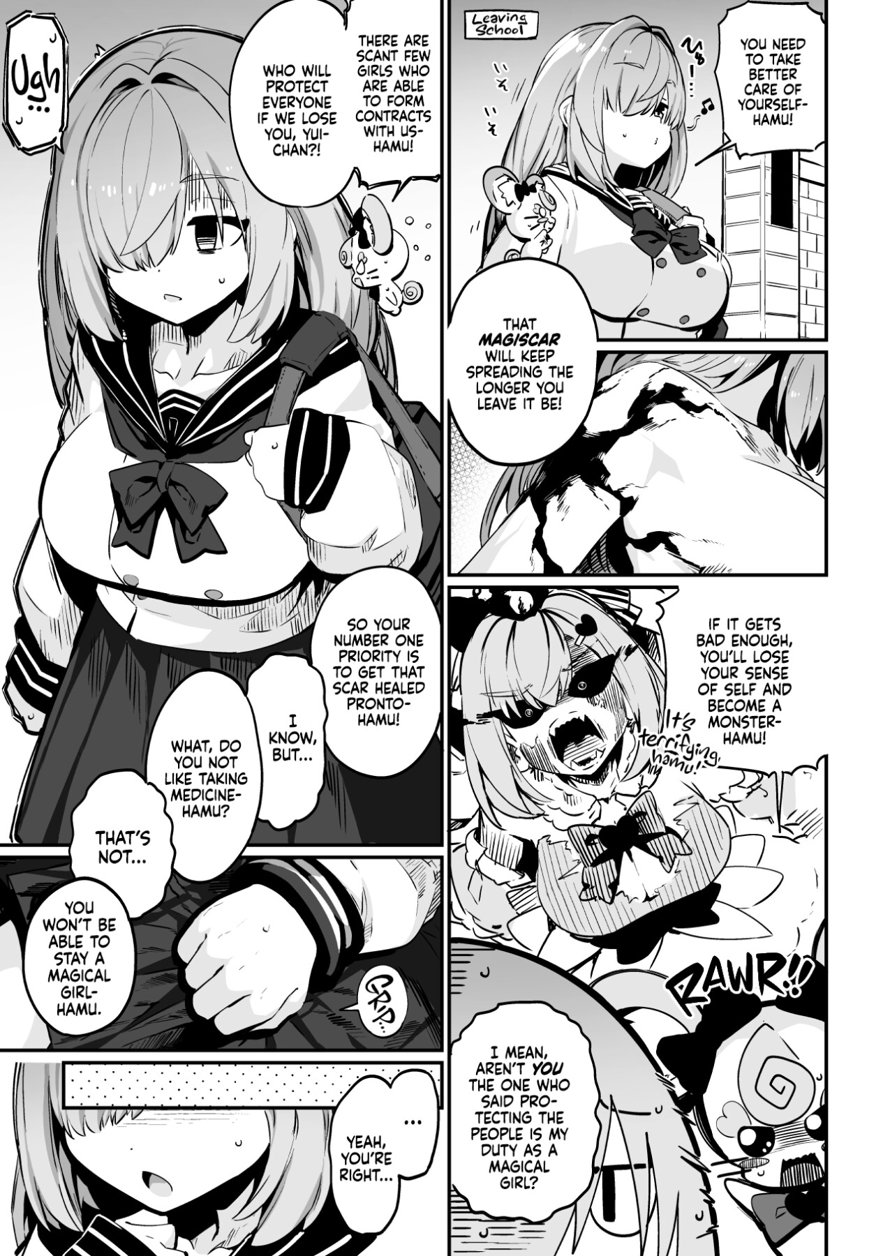 Hentai Manga Comic-Healing (Breaking) a Magical Girl - Only Oji-san Can Cure Her Wounds!-Read-8